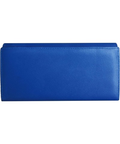 Women's Soft Genuine Luxury Leather Clutch Wallet Card Holder Purse, Pink (blue) blue $25.30 Wallets