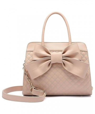 Purses for Women, Bow Quilted Handbags Purse, Vintage Faux Leather Crossbody Bags for Women w/Chain Strap, H1048 Pink $25.84 ...