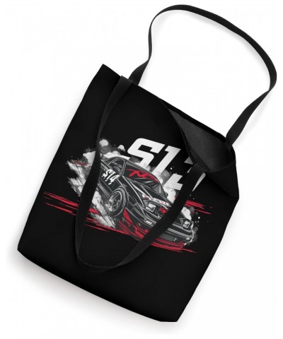 JDM Tokyo Japan Racing Drifting Art S13 Japanese Drift Car Tote Bag $9.43 Totes