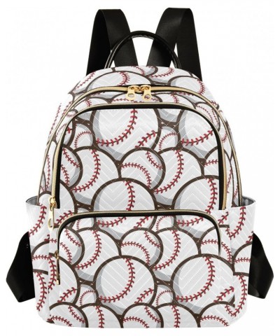 Baseball Soccer Fashion Backpack Purse for Women Multipurpose Casual Daypack with Multi Pockets & Secured Zipper Stylish Back...