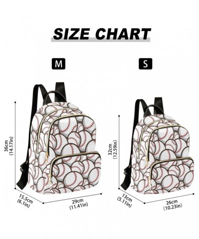 Baseball Soccer Fashion Backpack Purse for Women Multipurpose Casual Daypack with Multi Pockets & Secured Zipper Stylish Back...