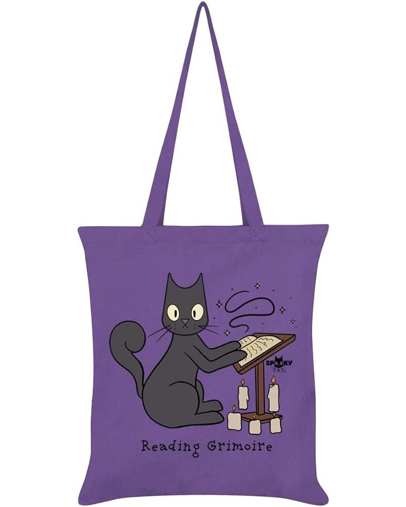 Reading Grimoire Tote Bag Violet $11.03 Totes