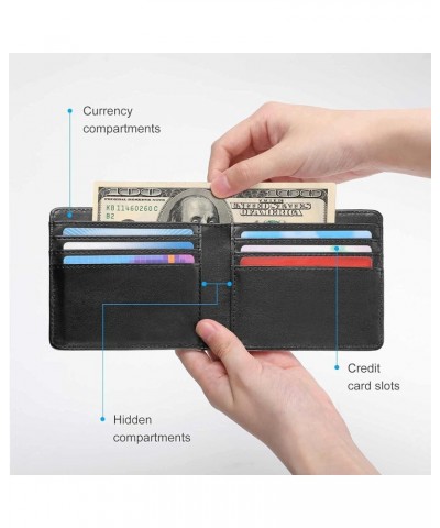 PU Leather Bifold Wallet Coin Purse Soft Stylish Credit Pass Case Card-Holder for Boy Girl Men Woman Money Storage Multi 15 $...