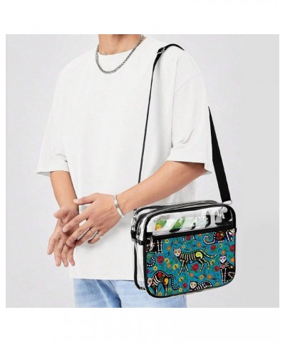 Women's Clear Crossbody Bag Fashion Shoulder Bag Purse With Adjustable Strap Color205 $17.07 Totes