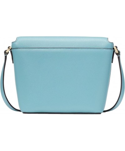 Women's Elise Pebbled Leather Crossbody Bag, Smoky Blue $44.61 Crossbody Bags