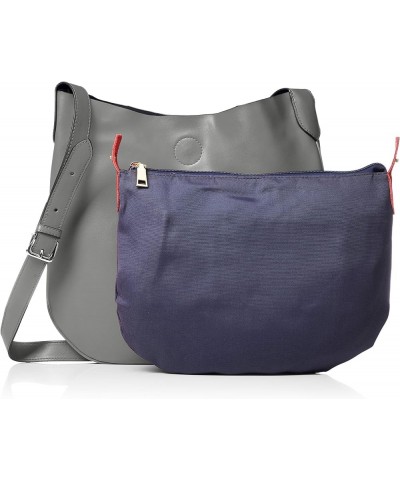 Leather Smart Shoulder 8808 Grey (Grey Marl) $27.19 Shoulder Bags