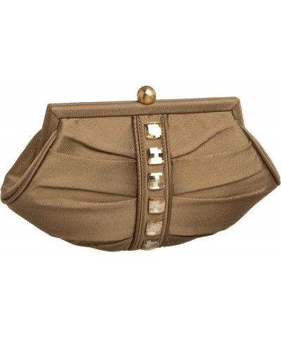 Milan Medium Clutch Gold $50.14 Evening Bags