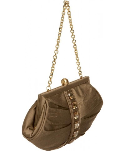 Milan Medium Clutch Gold $50.14 Evening Bags