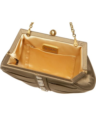 Milan Medium Clutch Gold $50.14 Evening Bags