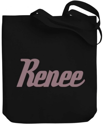 Renee Italic Font Canvas Tote Bag 10.5" x 16" x 4 $22.79 Totes