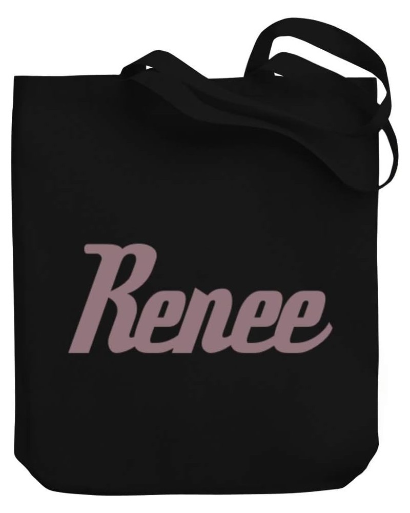 Renee Italic Font Canvas Tote Bag 10.5" x 16" x 4 $22.79 Totes