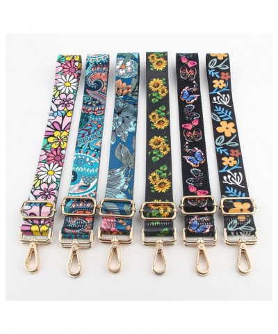 Replacement Purse Strap,Wide Adjustable Crossbody Straps for Handbags Sunflower $9.00 Crossbody Bags