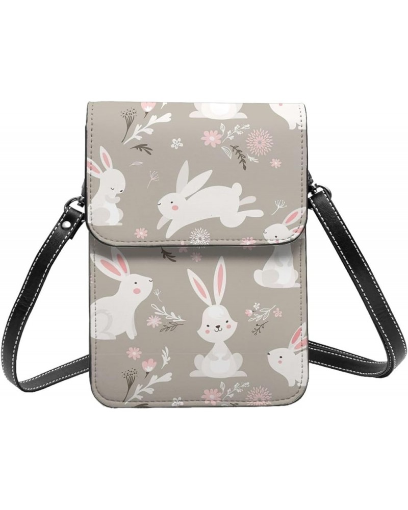 Dog Corgi Print Fashion Small Crossbody Bags Cell Phone Purse With Credit Card Slots Women Wallet Easter Bunny Floral $17.34 ...