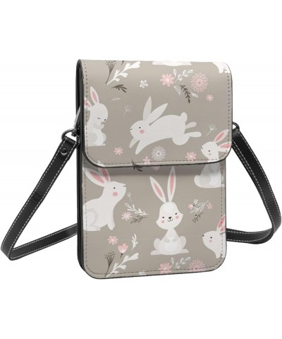 Dog Corgi Print Fashion Small Crossbody Bags Cell Phone Purse With Credit Card Slots Women Wallet Easter Bunny Floral $17.34 ...