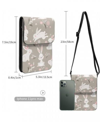 Dog Corgi Print Fashion Small Crossbody Bags Cell Phone Purse With Credit Card Slots Women Wallet Easter Bunny Floral $17.34 ...