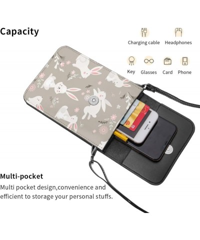 Dog Corgi Print Fashion Small Crossbody Bags Cell Phone Purse With Credit Card Slots Women Wallet Easter Bunny Floral $17.34 ...