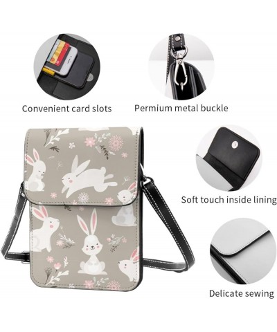 Dog Corgi Print Fashion Small Crossbody Bags Cell Phone Purse With Credit Card Slots Women Wallet Easter Bunny Floral $17.34 ...