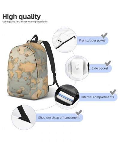 Sea Shell Print Lightweight Travel Canvas Backpack Casual Daypack For Men Women Work, Sports, Beach Black Medium $18.01 Backp...