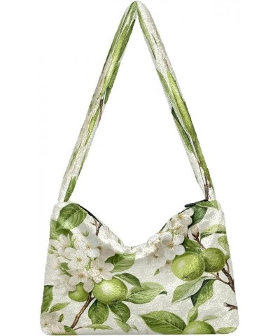 Green Fresh Fruit on Natural Branch Womans Shoulder Bag, Hand Bag for Ladies, Womens Outdoor Bag Green Fresh Fruit on Natural...