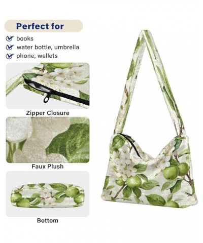 Green Fresh Fruit on Natural Branch Womans Shoulder Bag, Hand Bag for Ladies, Womens Outdoor Bag Green Fresh Fruit on Natural...