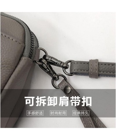 Genuine Leather Crossbody Bag for Women Small Size Handbag Mobile Phone Cluth Purse Purple $26.37 Totes