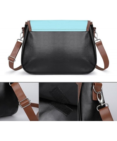 Women's Leather Bag Casual Shoulder Handbag With Adjustable Strap Color765 $14.66 Satchels