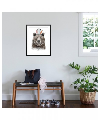 Stretched Canvas Print Festival Bear by Balazs Solti, 24x32 18" x 24" Black Frame $60.30 Handbags