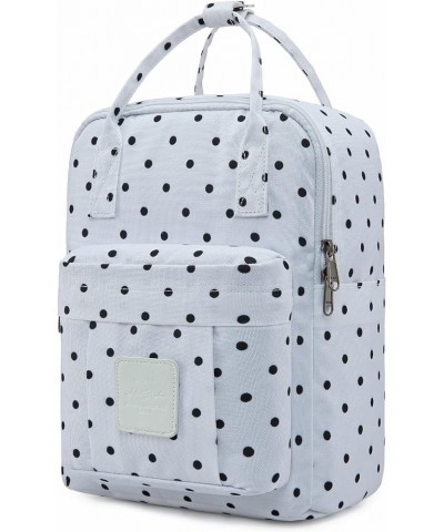 BESTIE Mini Backpack Purse, Multiple Colors and Patterns, Small Sized Patterned Sd297c, Polka Dots, White $14.70 Backpacks