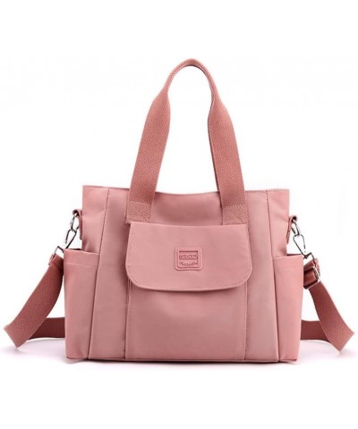 Women's Canvas Tote Bag Crossbody Satchel Bag Nylon Purse Shoulder Bag Hobo Bag Cute Large Size Casual Clutch A-pink $31.41 T...