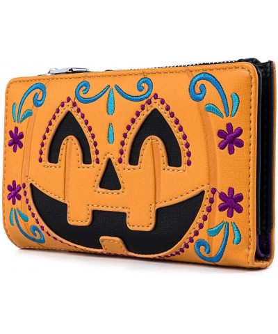 Halloween Pumpkin Flap Wallet $41.78 Wallets