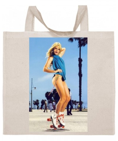 Cameron Richardson - Cotton Photo Canvas Grocery Tote Bag IDPP32591 $19.34 Totes