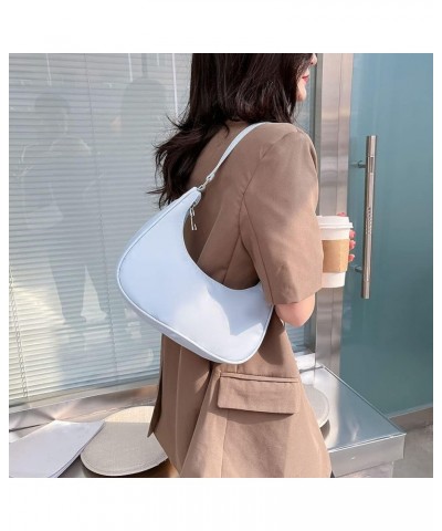 Fashion Women Pure Color Shoulder Underarm Hobos Bags Top-handle Handbag Blue $15.60 Totes