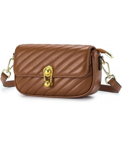 Light luxury leather crossbody bag (Earthy yellow) Earthy Yellow $35.99 Totes