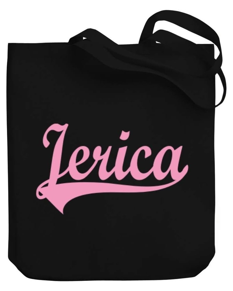 Jerica Baseball Style Canvas Tote Bag 10.5" x 16" x 4 $18.80 Totes