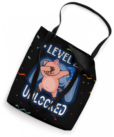 Level 25 Unlocked - Funny Dabbing Pig Gamer 25th Birthday Tote Bag $10.02 Totes