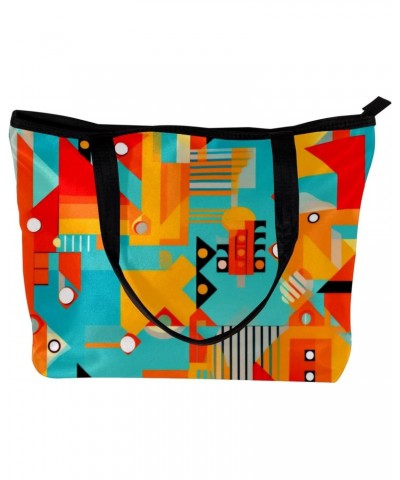 Handbags for Women, Zipper Tote Bag, Shoulder Bag, colorful patterns $14.81 Totes