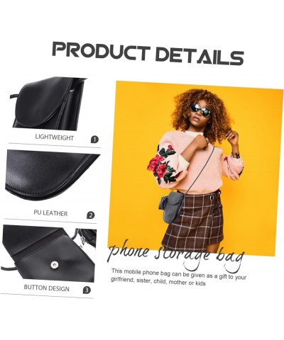 2pcs Mobile Phone Bag Girl Crossbody Sling Bags for Women Small Crossbody Purses for Women Wallet for Blackx2pcs $9.91 Crossb...