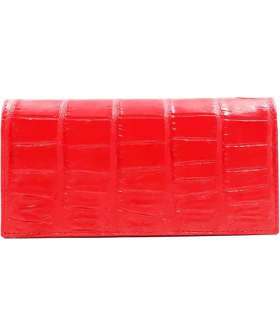 New RED Genuine Crocodile Leather Belly Skin Women Clutch Long Bi-fold Wallet Purse. $39.90 Wallets