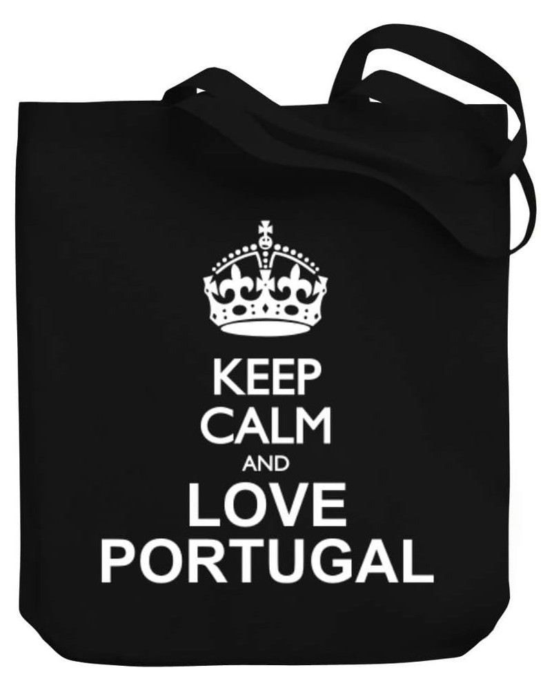 Keep calm and love Portugal Canvas Tote Bag 10.5" x 16" x 4 $20.00 Totes