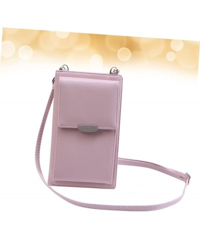 Multifunctional Large Phone Women Purse Wallet Blue Pu Bag Leather Cell Single Handbag Crossbody Capacity Shoulder Pink $10.2...