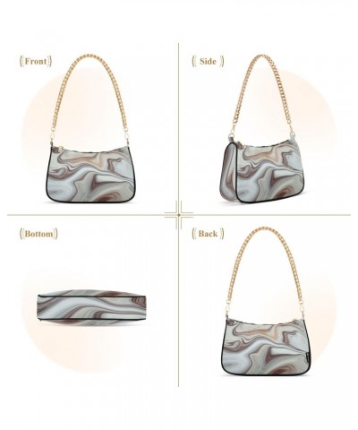 Handbags Chain Shoulder Tote Bag Marble Texture Background Satchel Purse Top Handle Crossbody Bags for Women $13.32 Satchels