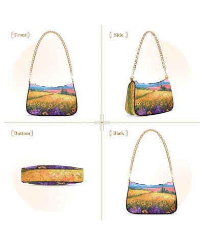 White Couple Llamas on Green Women's Purse Hobo Tote Bags Women's Designer Handbag Evening Shoulder Bags Painting Sunflowers ...