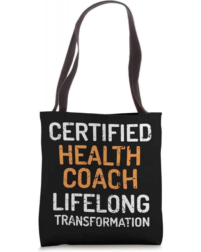 Certified Health Coach Fitness Lover Health Coaching Tote Bag $11.88 Totes