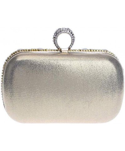 Dinner bag，Women's Pearl Flash Clutch Dress Banquet Bag Party Bag Scrub Curved Mini Wallet banquet bag $50.68 Evening Bags