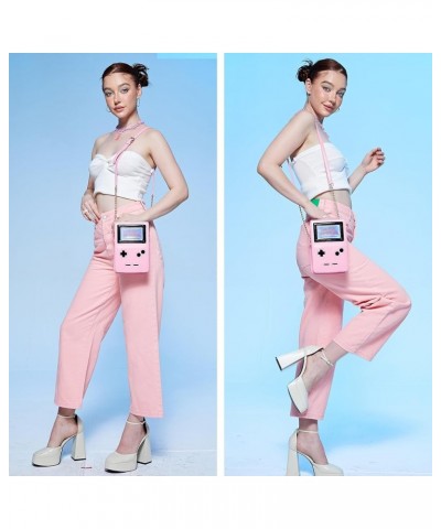 Fun Shape Purse for Women Novelty Handbags Unique Chain Crossbody Bag for Teens with Adjustable Shoulder Strap Retro Gamer Pi...