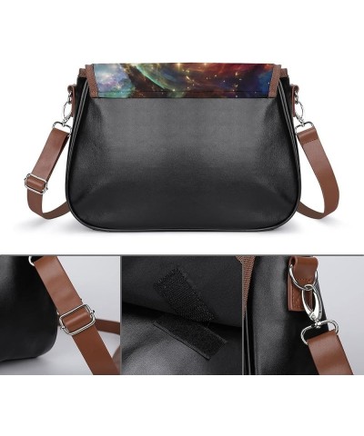 Leather Hobo Bags Women's Crossbody Shoulder Bag Classic City Top Handle Satchels Red Roses Love Color9 $22.87 Hobo Bags