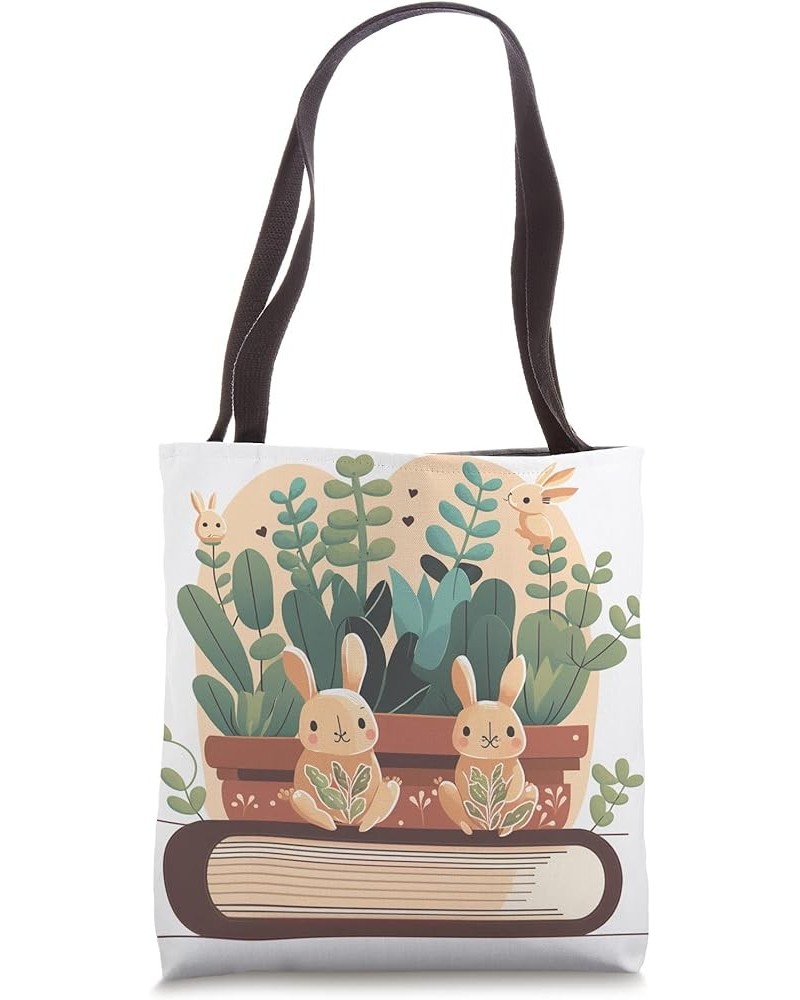 book lover reading library cute read Tote Bag 16 inches $13.07 Totes