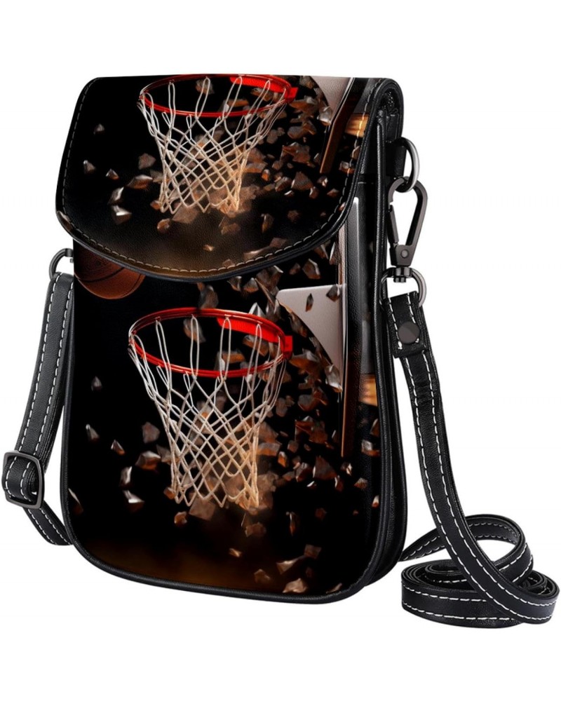 Crossbody Bags for Women,Crossbody Bag Men,Small Sling Bag,Basketball Sport,Crossbody Purse $13.57 Crossbody Bags