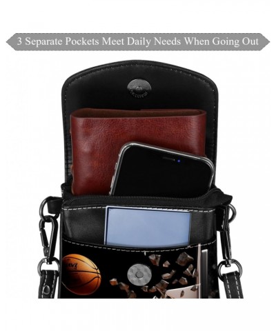 Crossbody Bags for Women,Crossbody Bag Men,Small Sling Bag,Basketball Sport,Crossbody Purse $13.57 Crossbody Bags