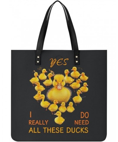 Duck Heart Handbag Large Capacity Top-Handle Bag Ladies Shoulder Totes $15.80 Totes